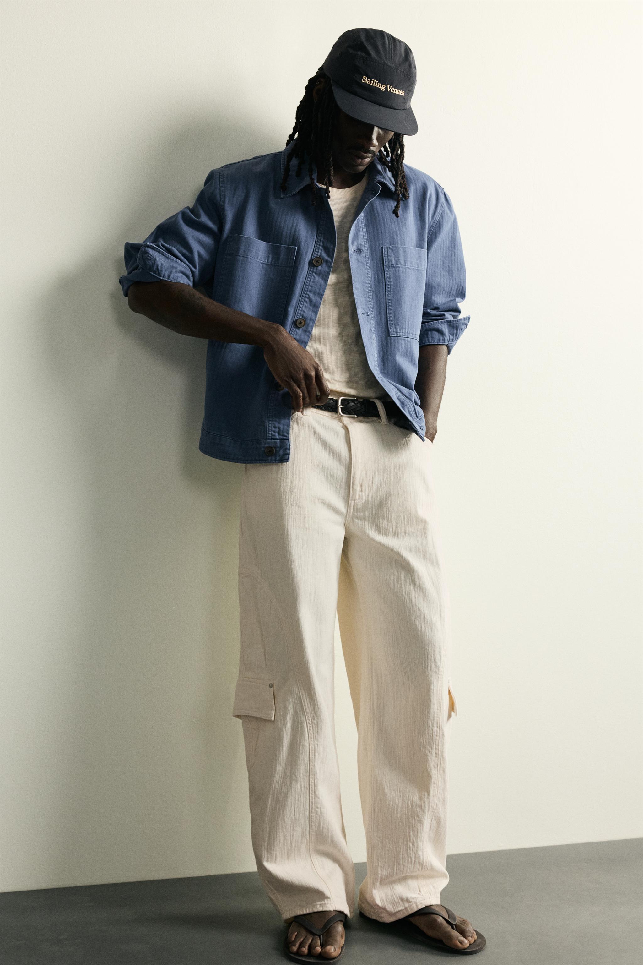 BALLOON FIT CARGO JEANS